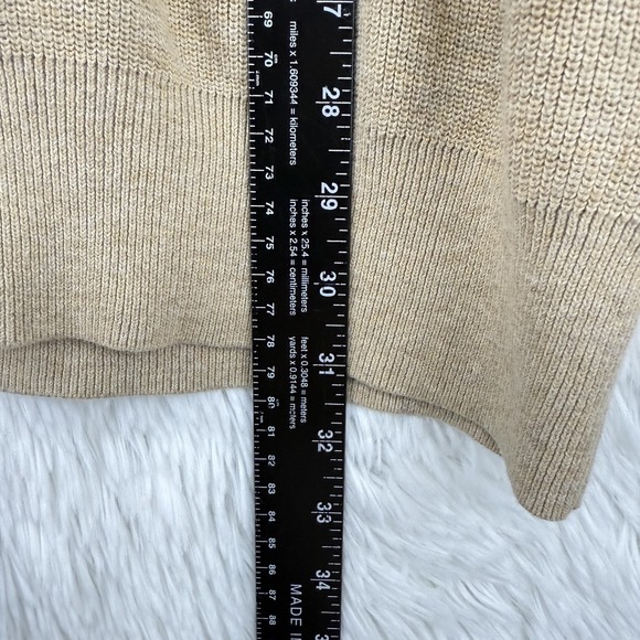 Calvin Klein Mens V-Neck Tan Sweater Size 2XL‎ Classic Pullover Neutral Preppy - Picture 5 of 8